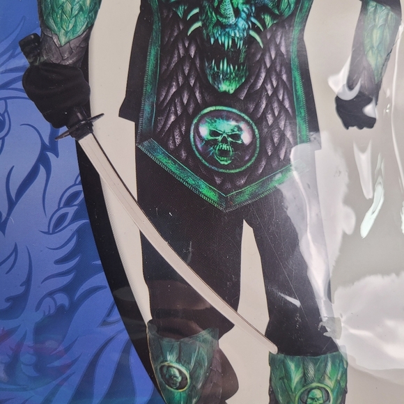 New Spirit Child's Deluxe Dragon Ninja Halloween Costume Size 4-6 - Picture 6 of 7